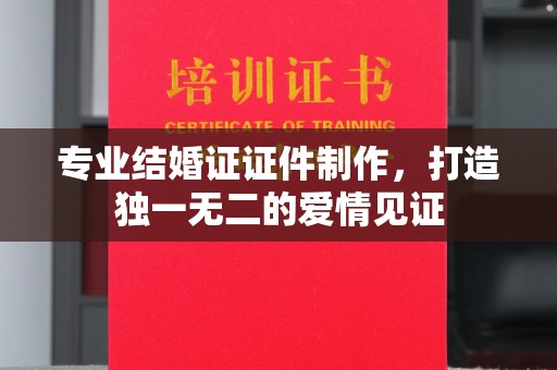 贵定专业结婚证证件制作，打造独一无二的爱情见证