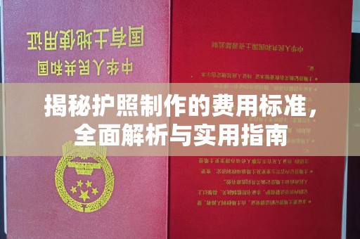 贵定揭秘护照制作的费用标准，全面解析与实用指南